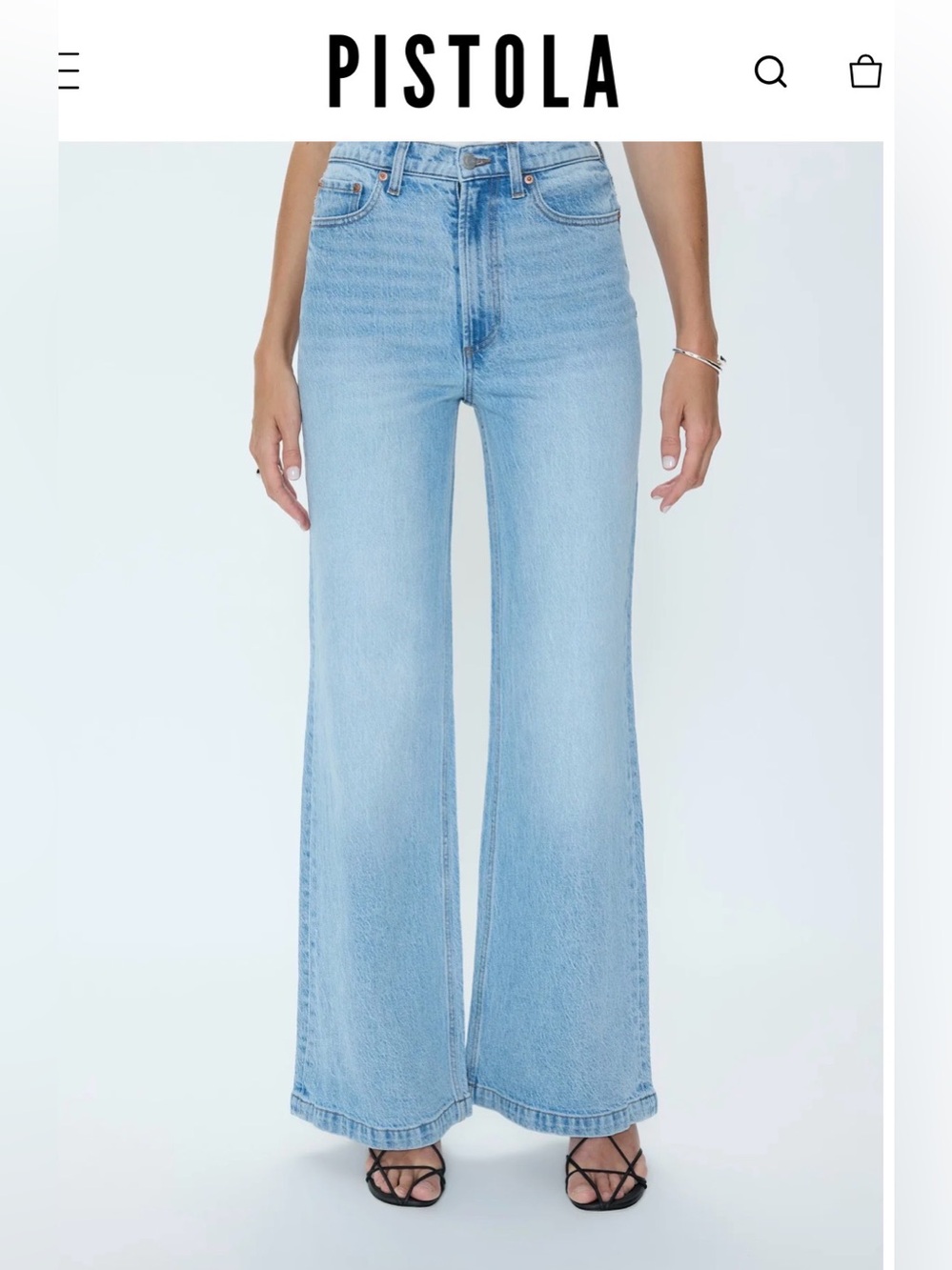LANA HIGH RISE ULTRA WIDE LEG JEAN - PERSPECTIVE